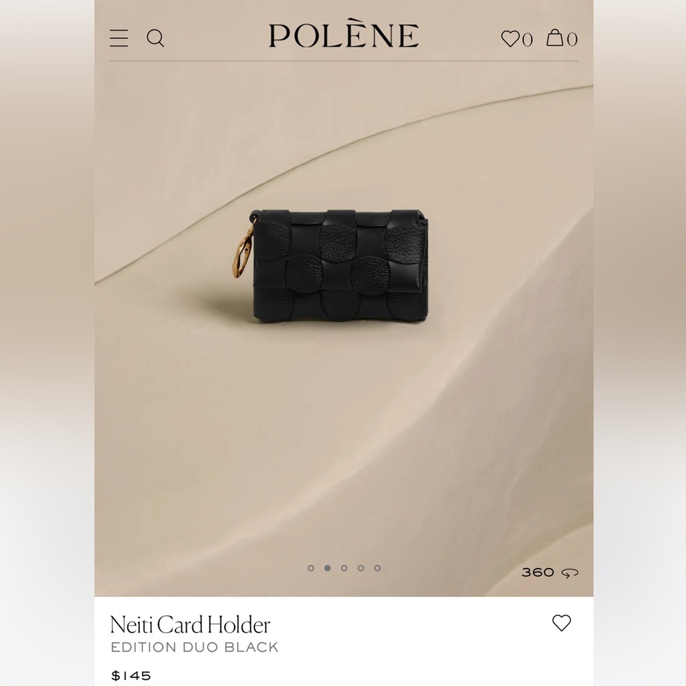 Polène Neiti Card Holder